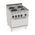 4 ELECTRISCHE PLATEN OP GEVENTILEERDE ELECTRISCHE OVEN GN 1/1