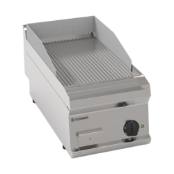 TOP FRY-TOP ELECTRIQUE, RAINURE