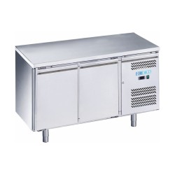 FRIGO TABLE POSITIF - 2 PORTES - PROFONDEUR 600 MM