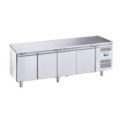 FRIGO TABLE POSITIF - 4 PORTES - PROFONDEUR 600 MM