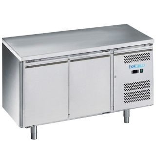 FRIGO TABLE NEGATIF - 2 PORTES - PROFONDEUR 700 MM