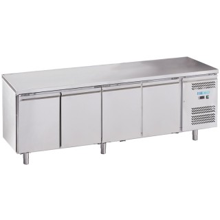 FRIGO TABLE POSITIF - 4 PORTES - PROFONDEUR 700 MM