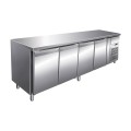 FRIGO TABLE POSITIF - 4 PORTES - PROFONDEUR 600 MM