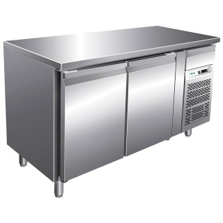 FRIGO TABLE POSITIF - 2 PORTES - PROFONDEUR 700 MM