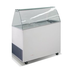 COMPTOIR VITRINE ICE-CREAM, VITRES BOMBEES, 6 x 5 L