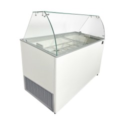 TOONBANK ICE-CREAM, GEBOGEN RUITEN, 8 x 5 L