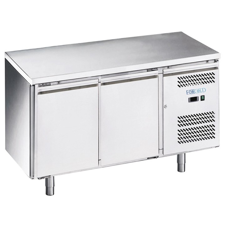 FRIGO TABLE POSITIF - 2 PORTES - PROFONDEUR 800 MM