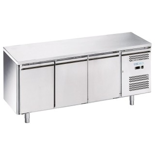 FRIGO TABLE POSITIF - 3 PORTES - PROFONDEUR 800 MM