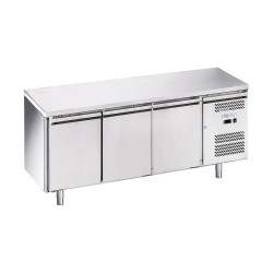 FRIGO TABLE POSITIF - 3 PORTES - PROFONDEUR 800 MM