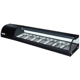 VITRINE A SUSHI 7 x GN 1/3, L 1800 MM