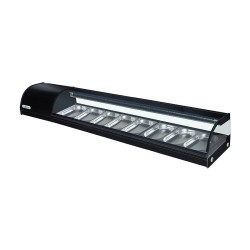 VITRINE A SUSHI 8 x GN 1/3, L 2000 MM