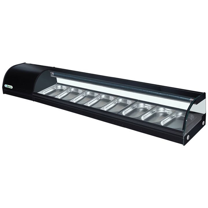 SUSHI VITRINE 8 x GN 1/3, L 2000 MM