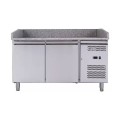 FRIGO TABLE PIZZA - 2 PORTES - PROFONDEUR 800 MM