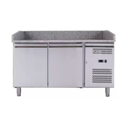 FRIGO TABLE PIZZA - 2 PORTES - PROFONDEUR 800 MM