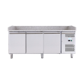 FRIGO PIZZA TAFEL - 3 DEUR - DIEPTE 800 MM