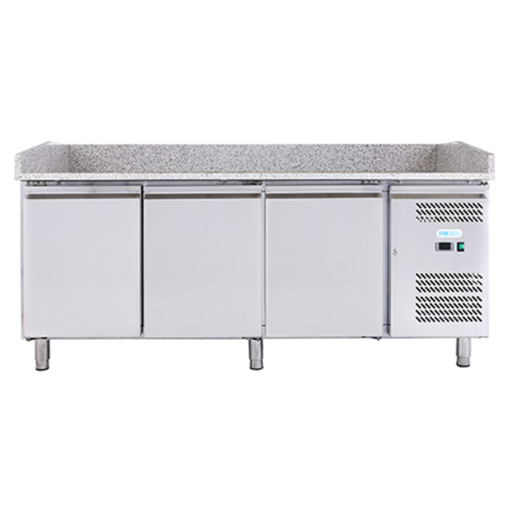 FRIGO PIZZA TAFEL - 3 DEUR - DIEPTE 800 MM