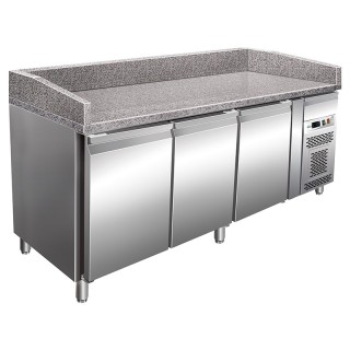 FRIGO PIZZA TAFEL - 3 DEUR - DIEPTE 800 MM