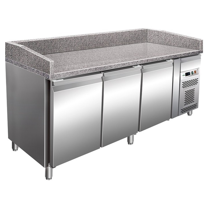FRIGO PIZZA TAFEL - 3 DEUR - DIEPTE 800 MM