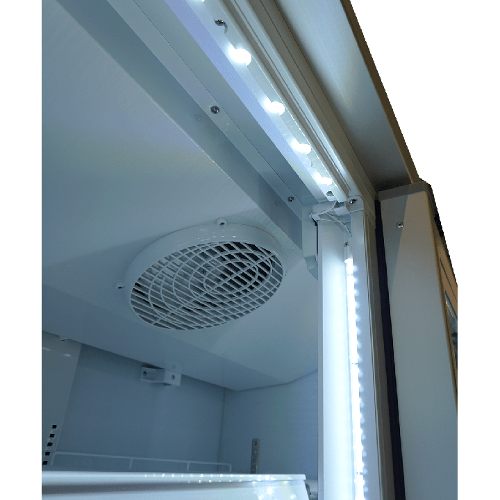 FRIGO MURAL AVEC PORTES VITREES BATTANTES, 1000 L