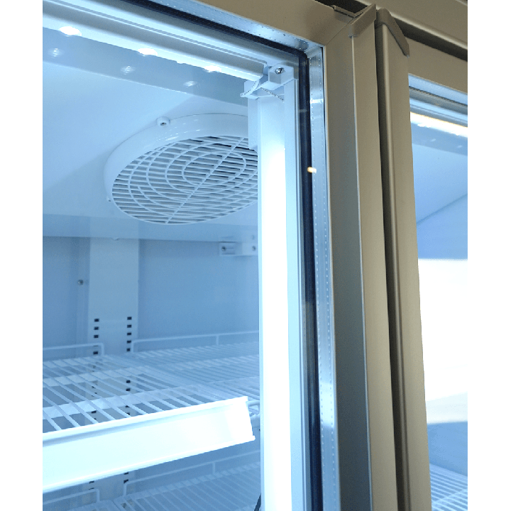 FRIGO MURAL AVEC PORTES VITREES BATTANTES, 1000 L