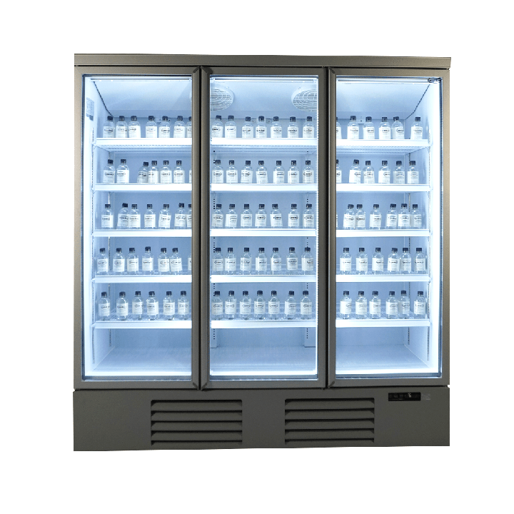 FRIGO MURAL AVEC PORTES VITREES BATTANTES, 1530 L