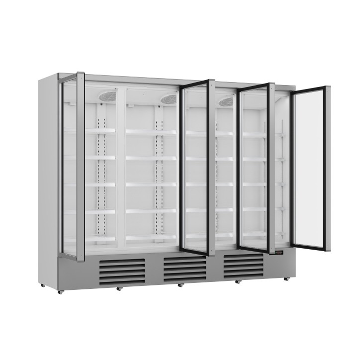 FRIGO MURAL AVEC PORTES VITREES BATTANTES, 2025 L
