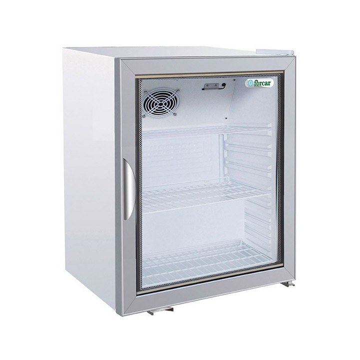 BEGLAASDE WITTE MINIBAR KOELER, 115 L