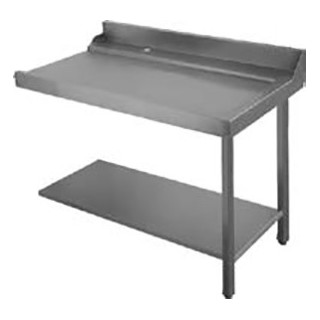 TABLE ENTREE / SORTIE LAVE-VAISSELLE A CAPOT DROITE - L 1200 MM D80204 ELETTROBAR