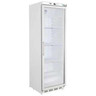 BEGLAASDE WITTE KOELKAST, 340 L