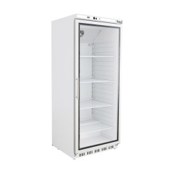 ARMOIRE FRIGORIFIQUE BLANCHE GN 2/1 VITREE, 570 L
