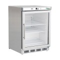 ARMOIRE FRIGORIFIQUE INOX VITREE, 130 L
