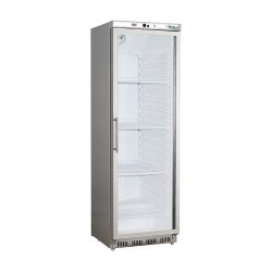ARMOIRE FRIGORIFIQUE INOX VITREE, 340 L