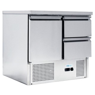 FRIGO SALADETTE, 1 PORTE ET 2 TIROIRS