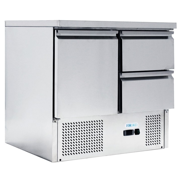 FRIGO SALADETTE, 1 DEUR EN 2 SCHUIVEN