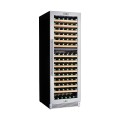 CAVE A VIN VITREE, 2 TEMPERATURES, CLAYETTES EN BOIS, 379 L