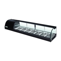 TAPAS VITRINE 7 x GN 1/3, L 1800 MM