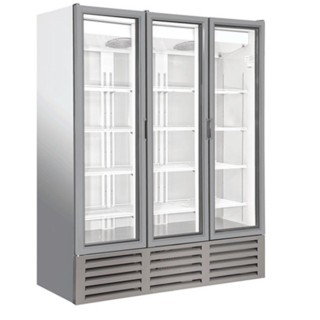 FRIGO VITRINE A BOISSONS, 3 PORTES BATTANTES, 1326 L