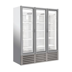 FRIGO VITRINE A BOISSONS, 3 PORTES BATTANTES, 1326 L