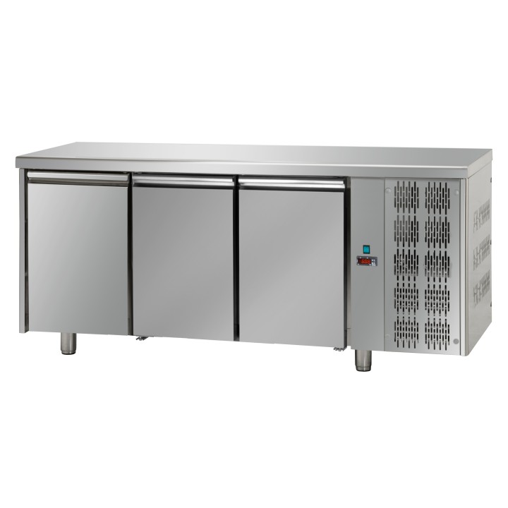 FRIGO TABLE POSITIF - 3 PORTES - PROFONDEUR 700 MM