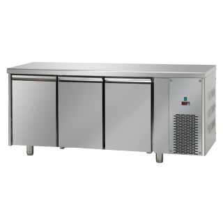 FRIGO TABLE NEGATIF - 3 PORTES - PROFONDEUR 700 MM