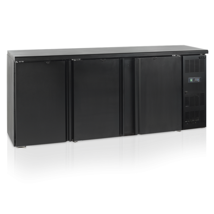 ARRIERE BAR, 3 PORTES BATTANTES PLEINES, 460 L