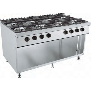 GAS FORNUIS OP KAST - 8 X 6,5 KW