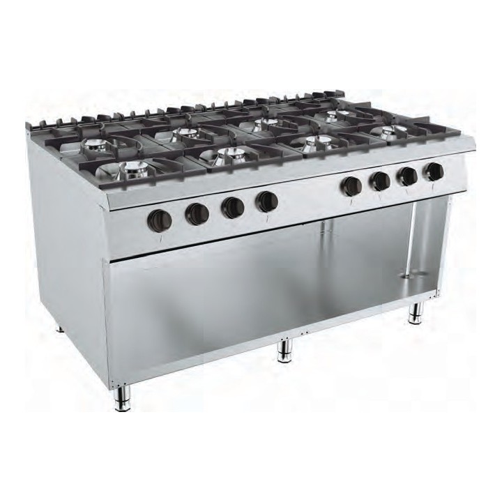 GAS FORNUIS OP KAST - 8 X 6,5 KW