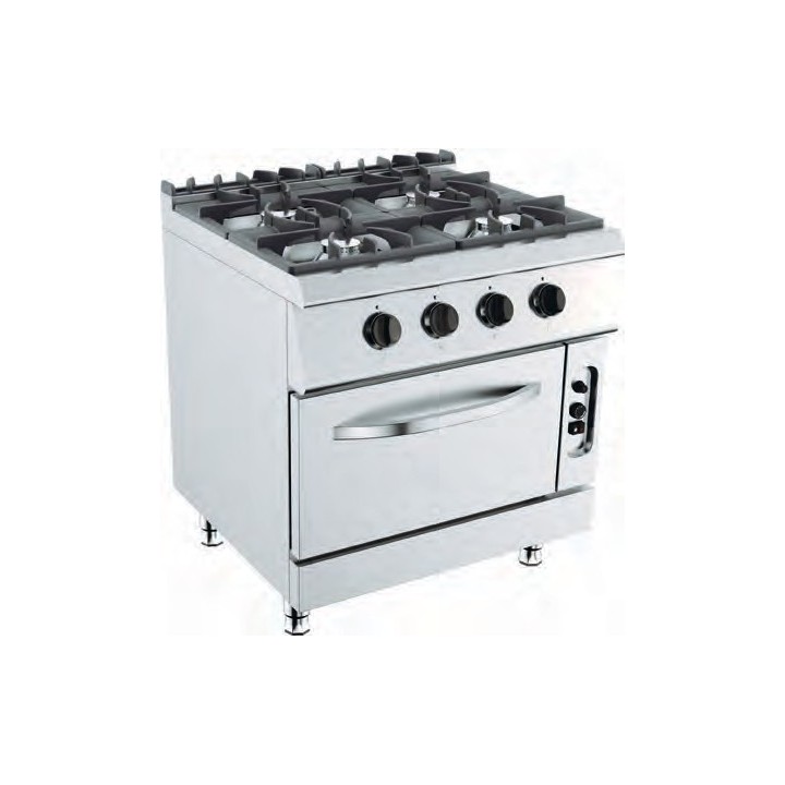 GAS FORNUIS OP GN 2/1 GASOVEN - 4 X 6,5 KW