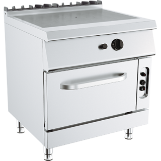 GAS DOORKOOKPLAAT OP GAS OVEN GN 2/1 - 5 kW