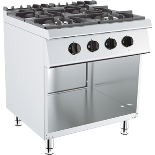 GAS FORNUIS OP KAST - 4 X 6,5 KW