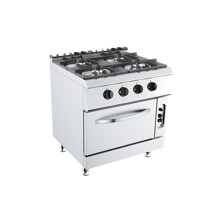 GAS FORNUIS OP GN 2/1 GASOVEN - 4 X 6,5 KW