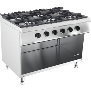GAS FORNUIS OP KAST - 6 X 6,5 KW