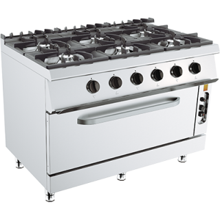 FOURNEAU GAZ SUR FOUR GAZ MAXI - 6 X 6,5 KW