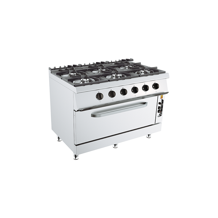 GAS FORNUIS OP MAXI GAS OVEN - 6 X 6,5 KW
